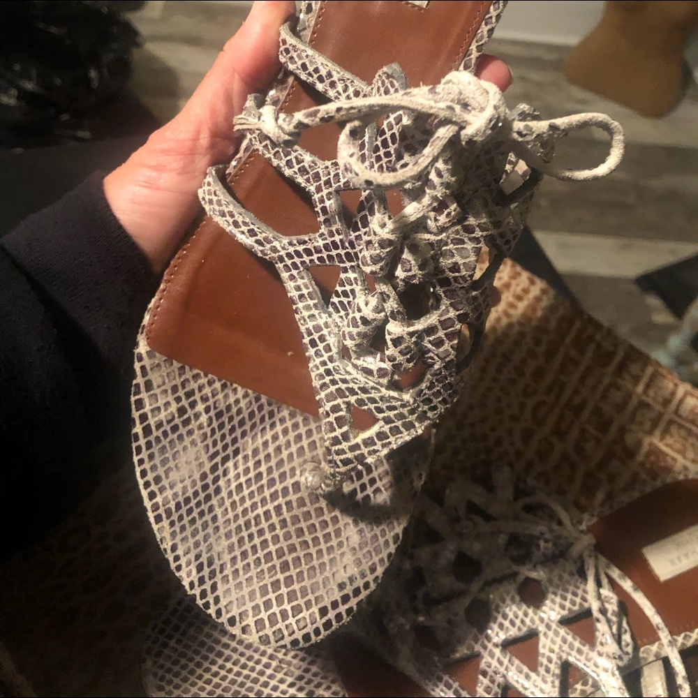 Cole Haan reptile sandals